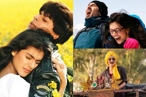 Image: Stills from DDLJ, Yeh Jawani Hai Deewani and Highway