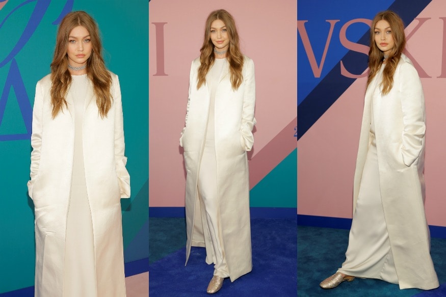 (Photo: Reuters/ Gigi Hadid at the CFDA Fashion Awards 2017)