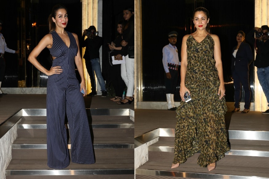 Sisters Malaika and Amrita arrive at the opening of restaurant 'Arth', designed by Gauri Khan.
