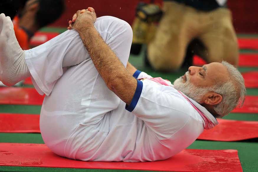 Modiji Exercise International Yoga Day 2017: PM Modi Says Exercise as Important as Salt ...