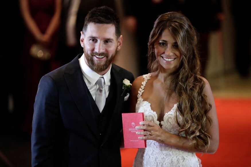 Lionel Messi and Antonella Roccuzzo's wedding ceremony - News18