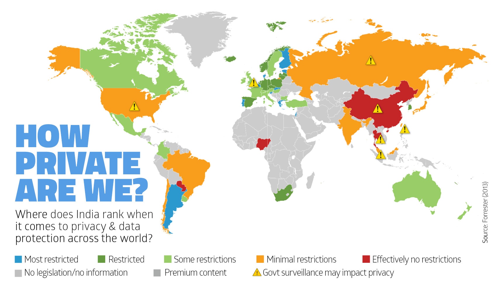 PRIVACY AND DATA PROTECTION BY COUNTRY