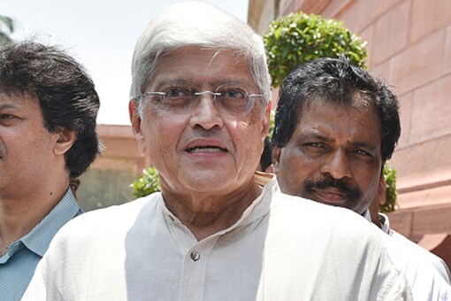 File photo of losing Opposition's Vice Presidential candidate Gopalkrishna Gandhi. 