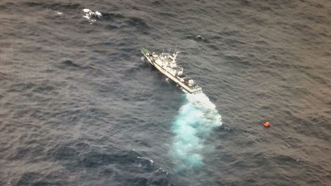 Rescue On The High Seas, Coast Guard Saves 11 Crew Of Sinking Ship