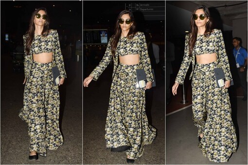 (Photo: Sonam Kapoor snapped at Mumbai airport/ Yogen Shah)