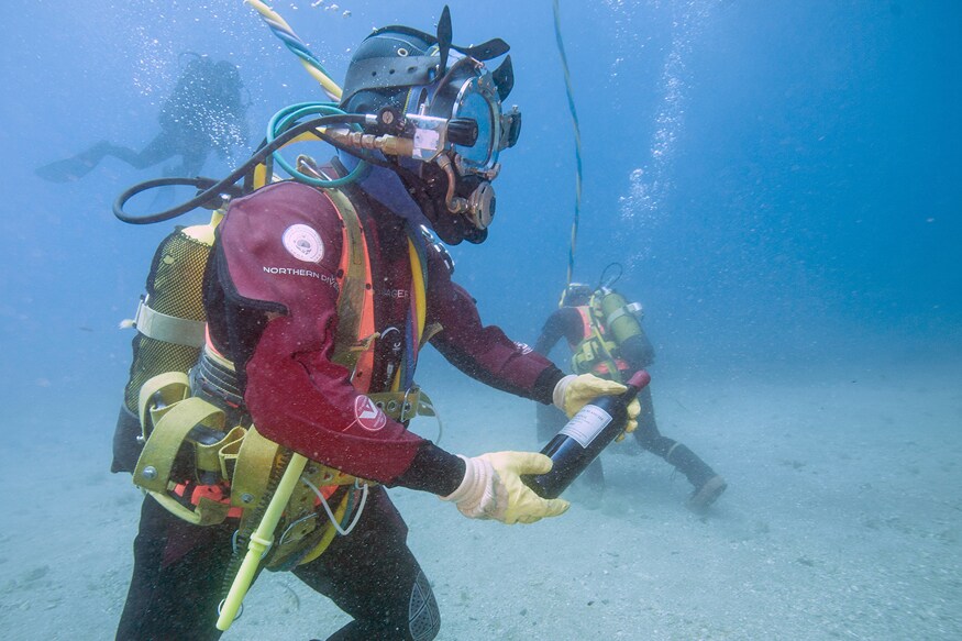 Storing Bottles Under the Sea Makes for a Better Wine Experts