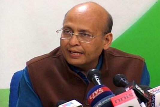 File photo of Congress leader Abhishek Manu Singhvi.