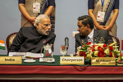 Narendra Modi, Prime Minister of India, speaks to Abdulla Yameen, President of the Maldives (File Photo: Getty Images)