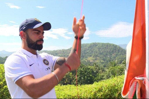 Virat Kohli & Co Hoist Tricolour in Kandy on Independence Day - News18