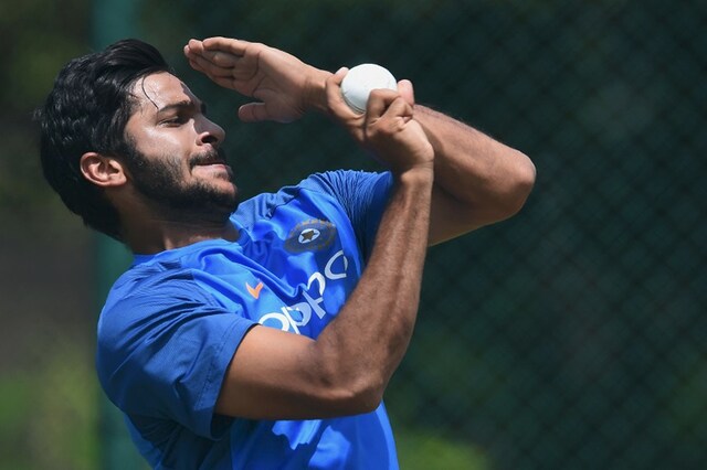 File image of India pacer Shardul Thakur in nets. (AFP Images)