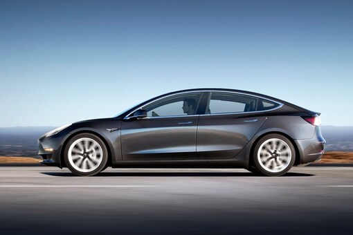 Tesla Model 3 comes with standard black paint.(Image: Tesla)