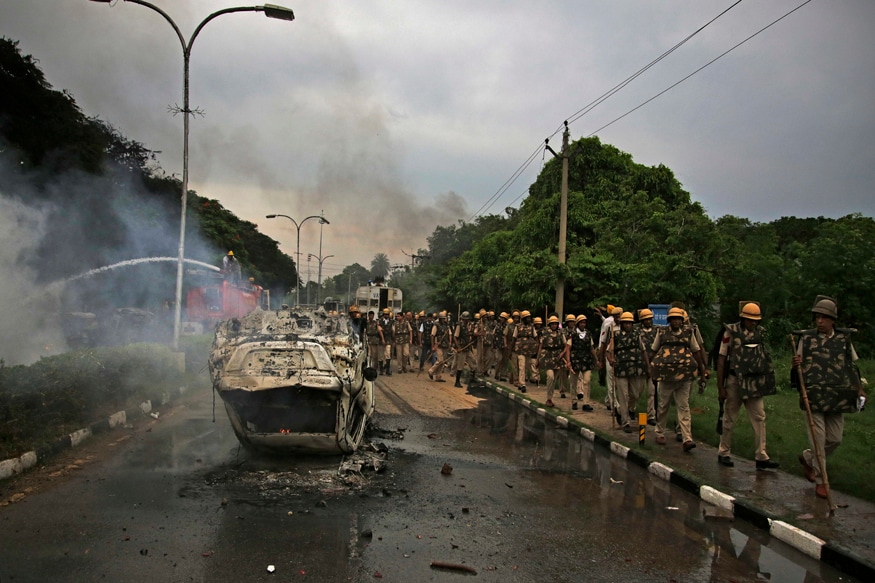 Gurmeet Ram Rahim Case: 500 Dera Followers Detained After Violence - News18