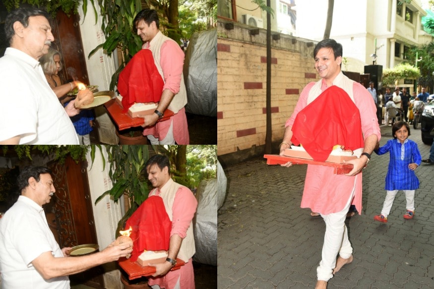 (Photo: Actor Vivek Oberoi brings home an idol of Lord Ganesh/Yogen Shah)