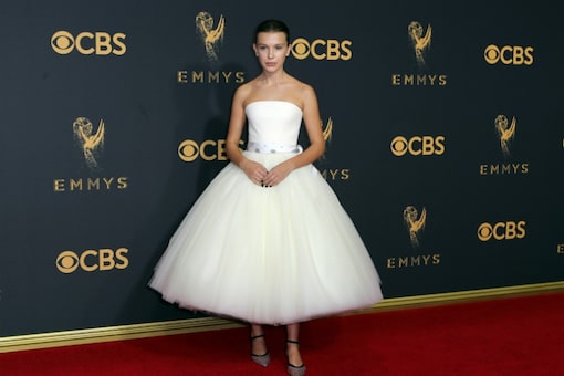 (Photo: Millie Bobby Brown at Emmys 2017/ Reuters)