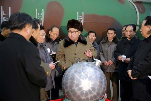 In this file photo, North Korean leader Kim Jong-un meets scientists and technicians in the field of researches into nuclear weapons in this undated photo released by North Korea's Korean Central News Agency (KCNA) in Pyongyang. (Photo: Reuters/KCNA)