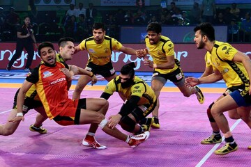 Pro Kabaddi 2017 Highlights: Bengaluru Bulls vs Jaipur Pink Panthers,  Bengaluru Bulls vs Jaipur Pink Panthers