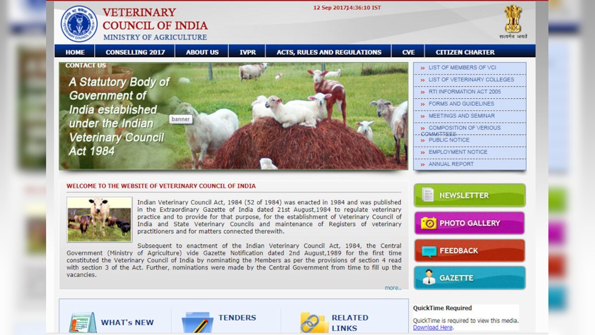 NEET 2017 Veterinary Colleges All India Quota Registration Ends