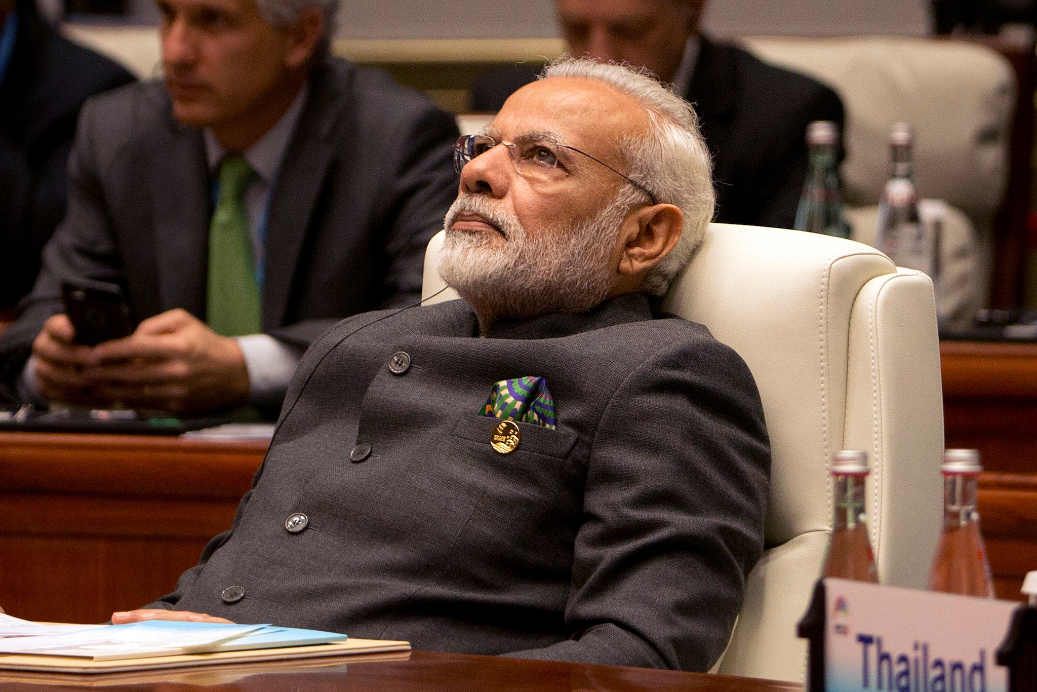 This Photo Of Pm Modi Lost In Thought Has Become A Hilarious Meme News18