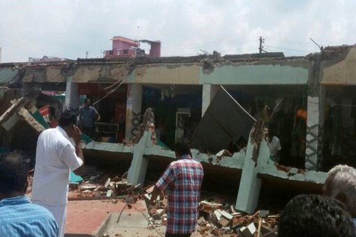 Police said there could be more casualties, as several people are still trapped under the debris. (TV grab)