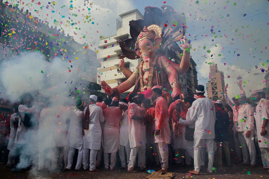 Ganesha Chaturthi Festival Celebration in India - News18