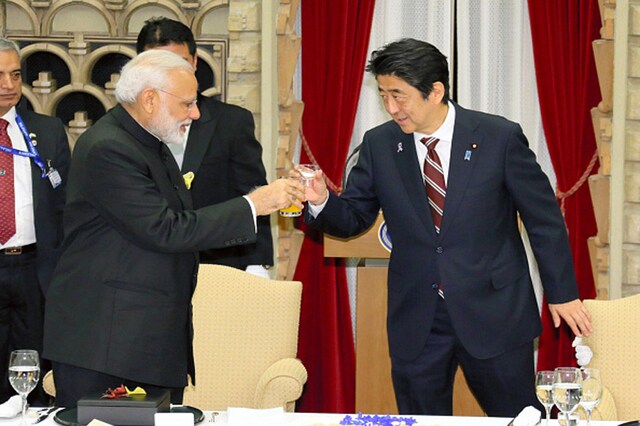 Prime Minister Narendra Modi and his Japanese counterpart Shinzo Abe will etch the future direction of their strategic partnership in Gandhinagar. (Photo: Getty Images) 