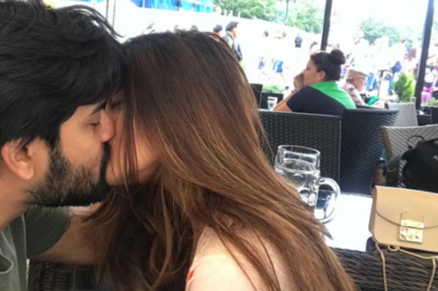 Keeping It Hot Riya Sen Shares A Lip Lock With Husband Shivam Tewari During Their Vacation In