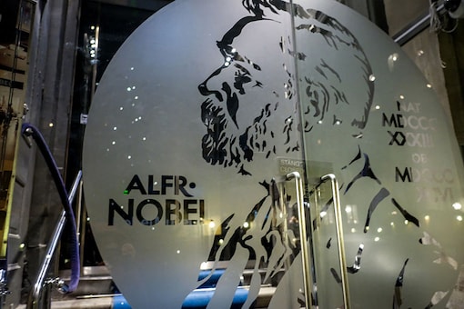 Illustration of the Alfred Nobel Museum, in Stockholm, Sweden, on December 25, 2016. (Photo by Michael Bunel/NurPhoto via Getty Images)