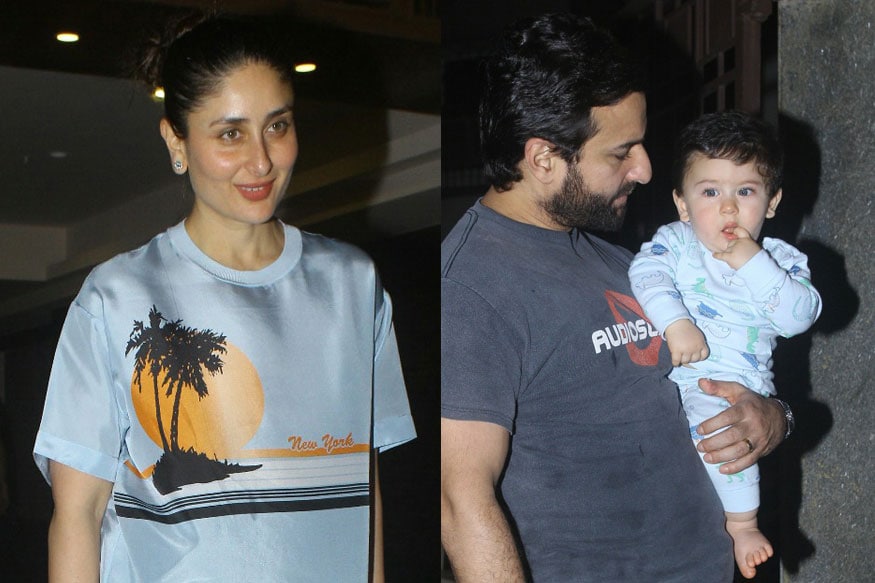 Kareena Kapoor, Saif Ali Khan, Taimur Ali Khan at Soha Ali ...