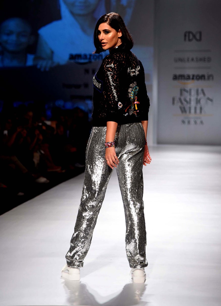 Ram Charan Handsome Ramp Walk at Men's Collection Fashion Show
