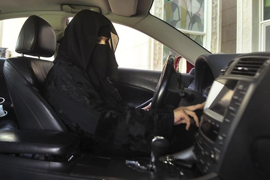 In this file photo, a burqa-clad woman drives a car in Saudi Arabia. (Photo: Reuters)