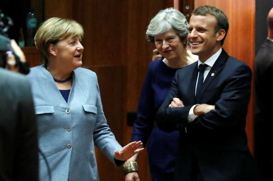Angela Merkel and Emmanuel Macron Back Spain in Catalan Crisis Angela Merkel and Emmanuel Macron Back Spain in Catalan Crisis