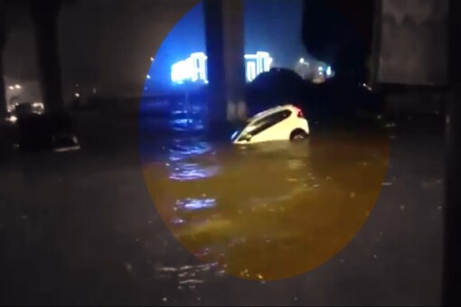 Her Car Was Adrift on a Flooded Road. This is How She Was Rescued - News18