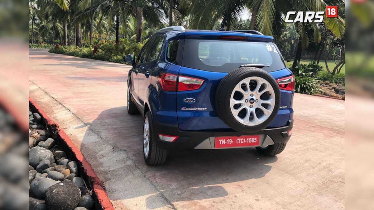 Ford Ecosport Owner Stopped By Traffic Police For Factory Fitted Tailgate Mounted Spare Wheel