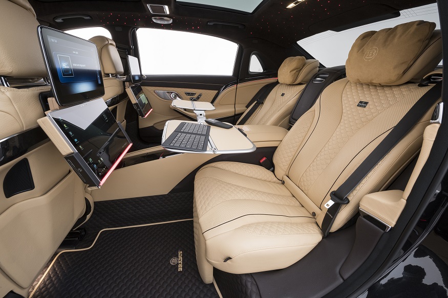Inside the Brabus 900 based on the Mercedes-Maybach S 650. (Image: AFP Relaxnews)