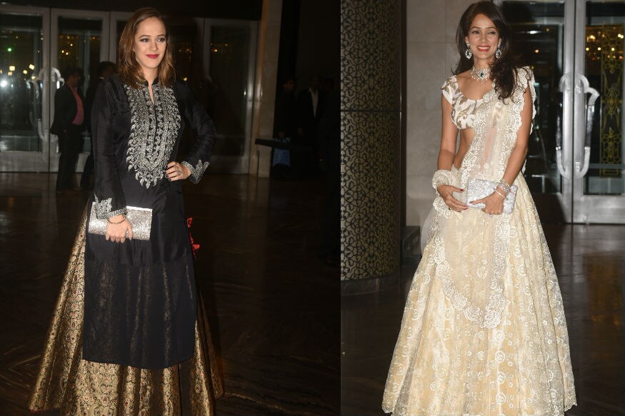 (Photo: Hazel Keech-Vidya Malavade at Zaheer Khan-Sagarika Ghate's post-wedding party)