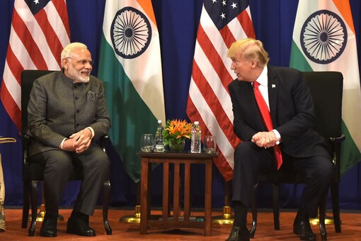 File photo of Prime Minister Narendra Modi and US President Donald Trump. (Image courtesy: narendramodi/Twitter)
