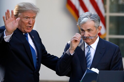 US President Donald Trump gestures with Jerome Powell, his nominee to become chairman of the US Federal Reserve at the White House in Washington, US, November 2, 2017. (Photo: REUTERS/Carlos Barria)