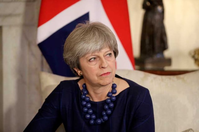 File photo of outgoing UK Prime Minister Theresa May. (Reuters)