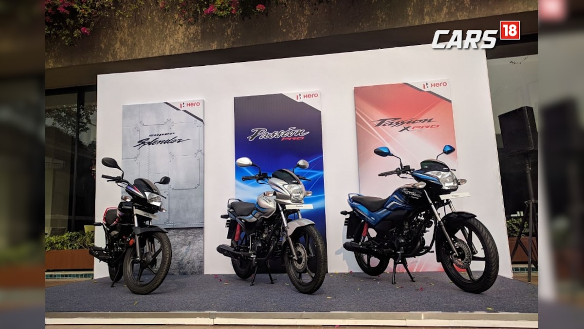 Hero MotoCorp Unveils New Super Splendor Passion Pro and Passion