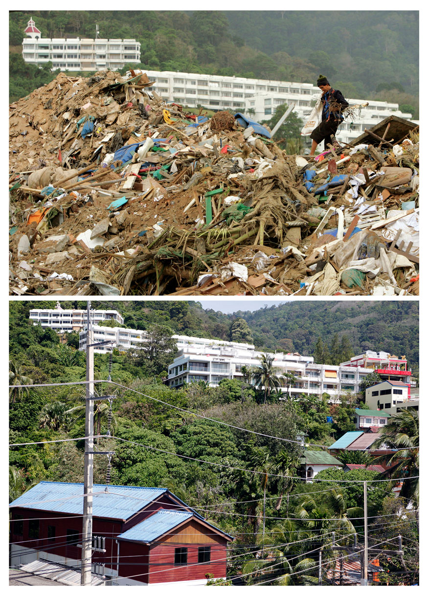 Before And After Pictures The Scars Of Indian Ocean Tsunami Photogallery