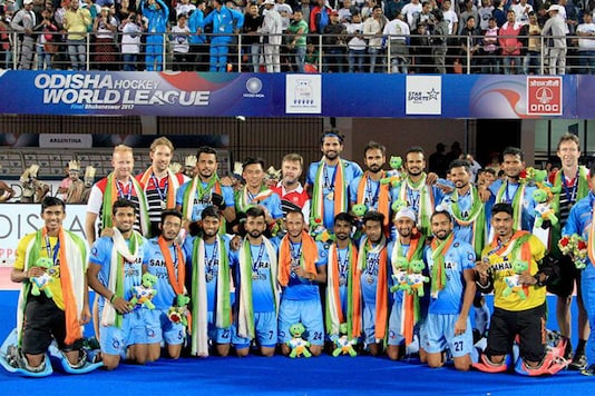 Indian Hockey Team celebrate their Bronze Medal (Image: Hockey India/Twitter) Indian Hockey Team celebrate their Bronze Medal (Image: Hockey India/Twitter)