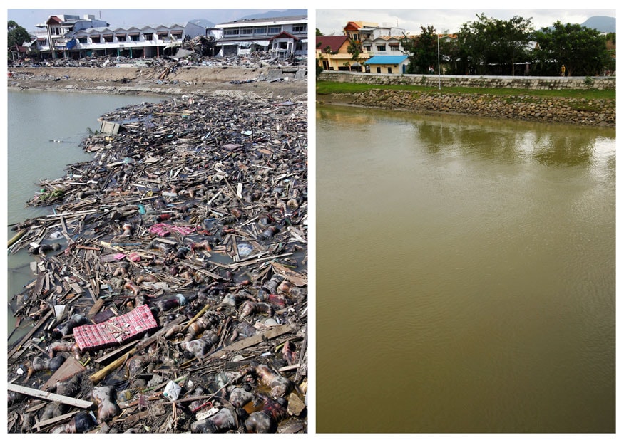 Before And After Pictures The Scars Of Indian Ocean Tsunami