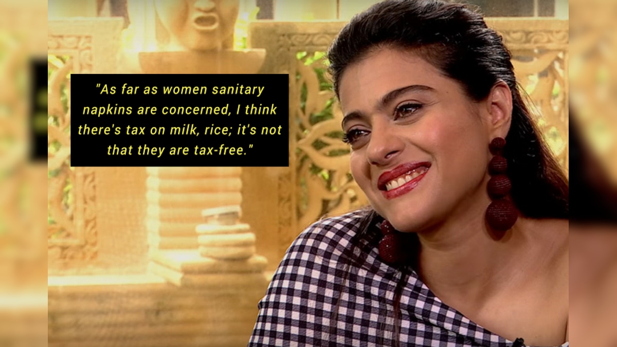 ‘There's Tax on Milk and Rice’ Kajol's Answer to GST on Sanitary Pads