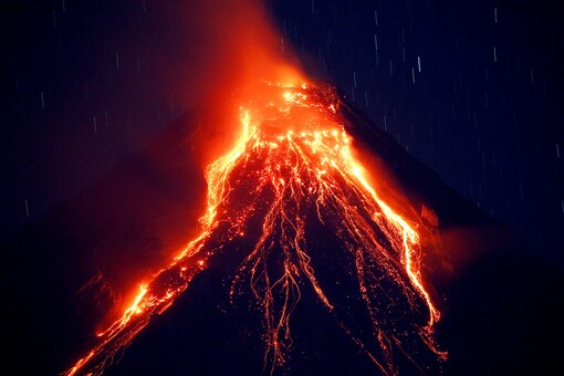 Japan Volcano Featured In James Bond Movie Erupts Ejecting Smoke And Rocks