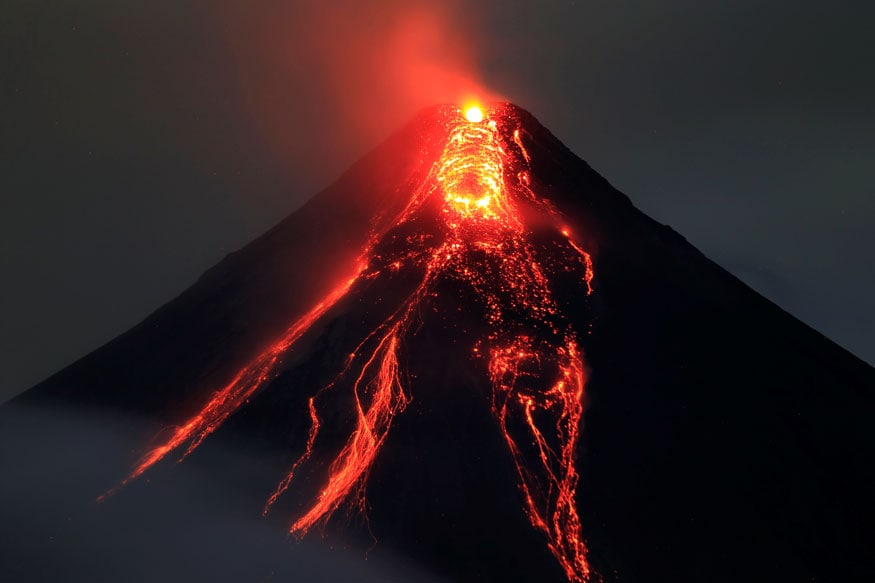 Mayon Volcano Eruption 2020