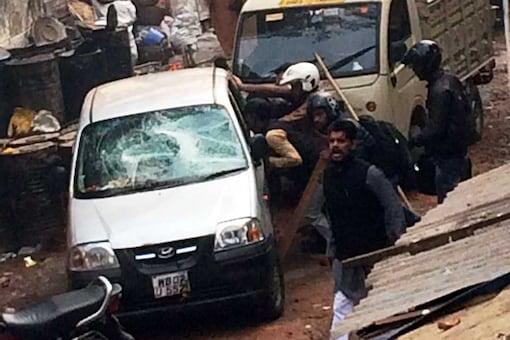 Clashes broke out between BJP and Trinamool Congress activists in Kolkata.