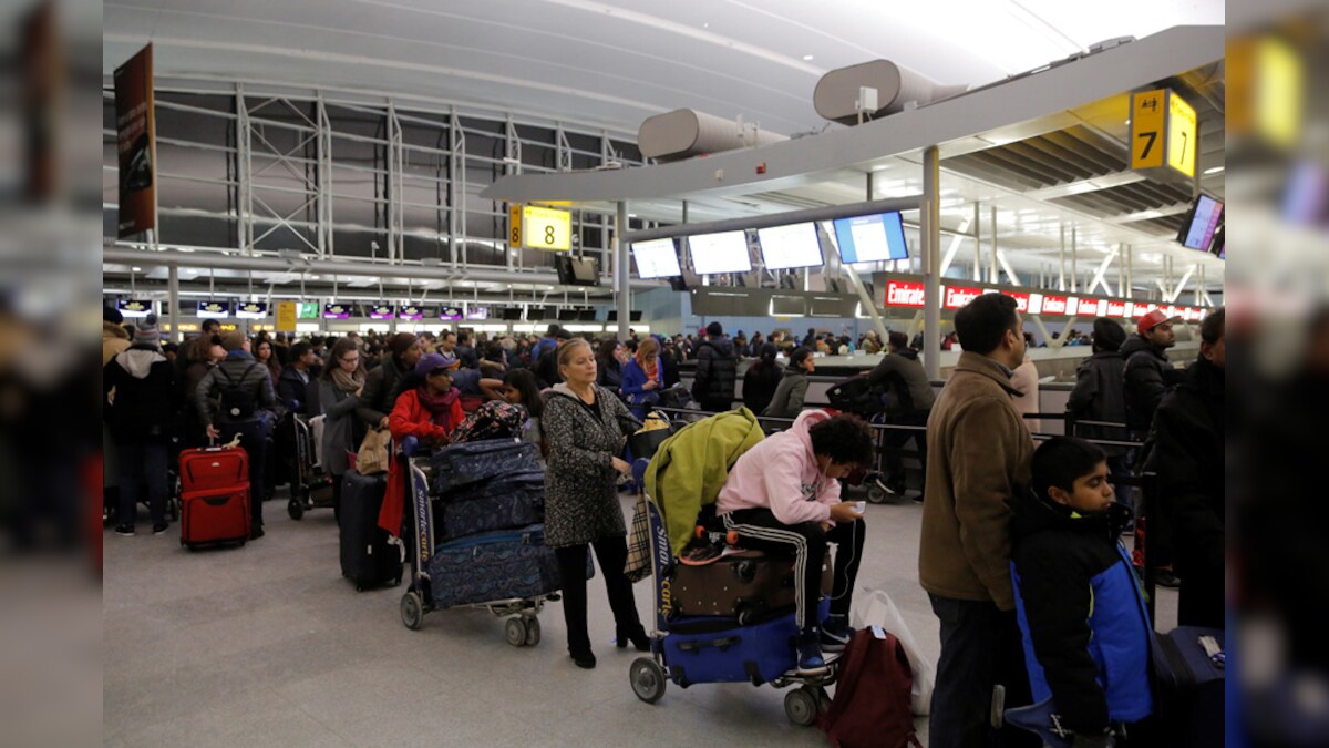 Jfk Airport Terminal Flooded As Brutal Cold Grips Us East Coast News18