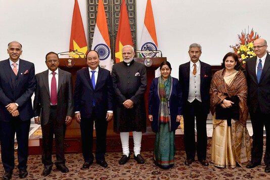 Prime Minister Narendra Modi with his Vietnamese counterpart, Nguyen Xuanphuc (PTI Photo) Prime Minister Narendra Modi with his Vietnamese counterpart, Nguyen Xuanphuc (PTI Photo)