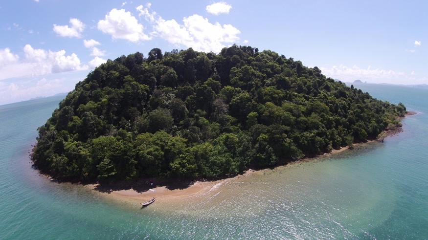Koh Sriboya Island, Krabi, Thailand. (Image: Dronestagram/Eric Hanscom)