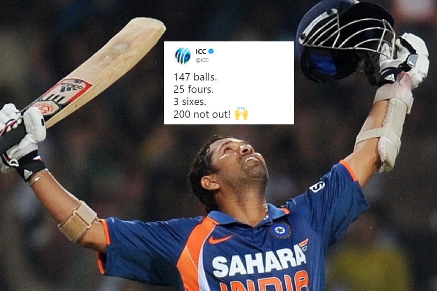 Eight Years Ago Today Sachin Tendulkar Became The First Man To Score A 200 In Odi